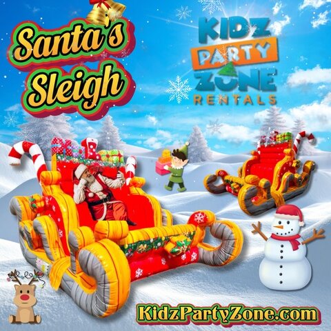 Santa Sleigh Photo prop Santa Sleigh Photo prop