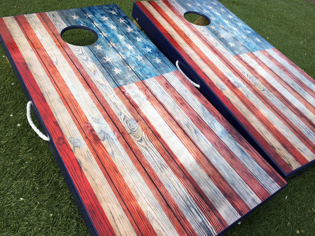 Corn Hole - American Flag Corn Hole - American Flag
