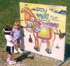 Pin the Tail on the Donkey Carnival Game