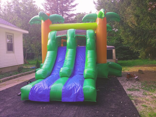 Paradise-With-Double- Slide- and- Basketball Hoop Unit 50 Paradise-With-Double- Slide- and- Basketball Hoop Unit 50