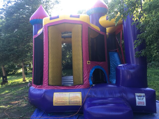 Backyard-Castle- with dry slide and basketball hoop Unit 20 Backyard-Castle- with dry slide and basketball hoop Unit 20