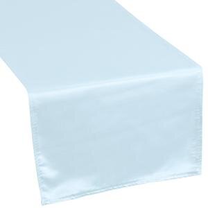 SATIN TABLE RUNNER-BABY BLUE SATIN TABLE RUNNER-BABY BLUE