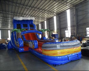 24' 2 Rip Curl Double Lane Water Slide