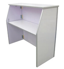 72' Portable Folding Bar, White