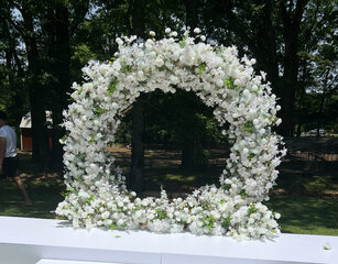 White Floral Arch