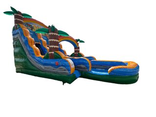 18' WET/DRY DBL LANE Tiki Plunge