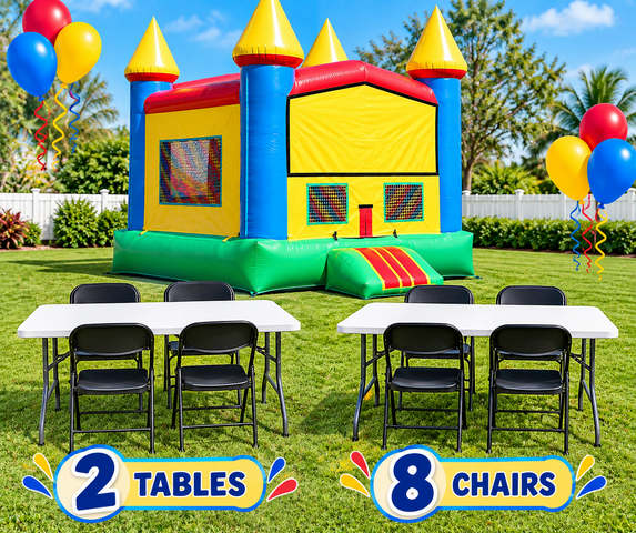Multi Color Bounce House package Multi Color Bounce House package