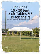 10x20 Open-Air Tent special