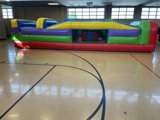 30Ft Obstacle Course With Racing Lanes 30Ft Obstacle Course With Racing Lanes
