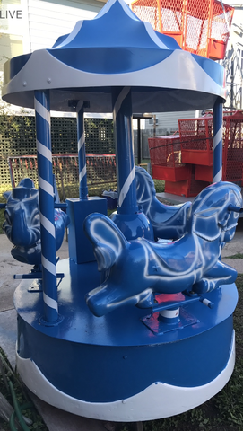 Kiddie Carousel-Blue