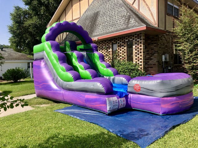 14' Purple Marble Wet/Dry Slide 14' Purple Marble Wet/Dry Slide