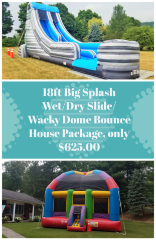 18ft Big Splash/ Wacky Dome Bounce House Package 18ft Big Splash/ Wacky Dome Bounce House Package