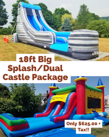 18ft Big Splash /Dual Castle Combo 18ft Big Splash /Dual Castle Combo