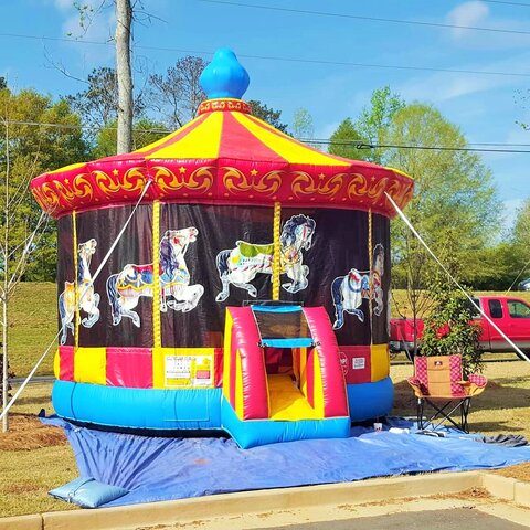 15 x 15 Carousel Bounce House 15 x 15 Carousel Bounce House