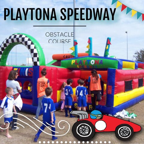 Playtona Speedway Obstacle Course