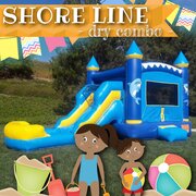 Shoreline Bounce House w/ Slide (Dry Combo)