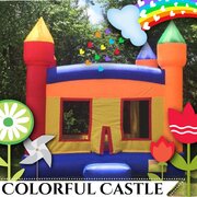 Colorful Castle Bounce House