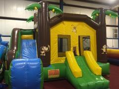 Jungle Bounce House with Slide Jungle Bounce House with Slide