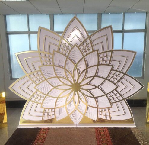 GOLD LOTUS BACKDROP