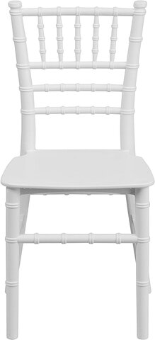 Kids White Resin Chiavari Chair