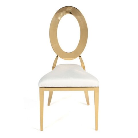 O BACK CHAIR - GOLD