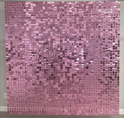 RosePink｜Clear Self-locking Based Shimmer Wall Panels