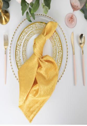 Crinkle Shimmer Napkin 20