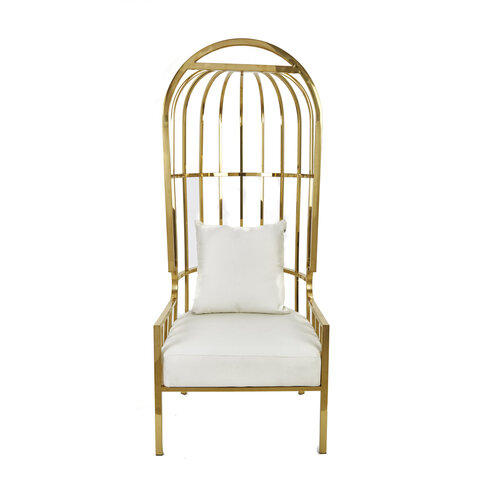 GOLD BIRDCAGE CHAIR