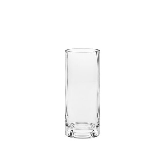 Clear Glass Short Vase