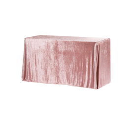 Dusty Rose / Mauve Velvet Rectangular  Tablecloth