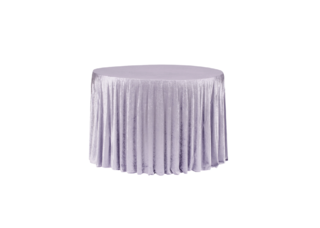 Velvet 120" Round Tablecloth - Wisteria