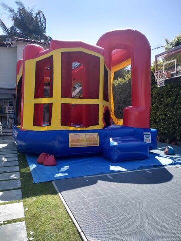 Inflatable Bounce House Slide Rental in Los Angeles - L.A Inflatables Rental 