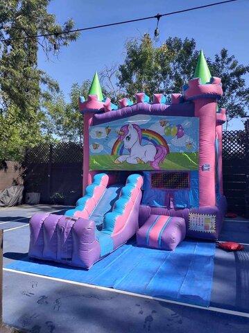 Unicorn Bounce House Rental in Los Angeles - L.A Inflatables Rental 