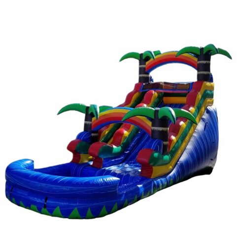 17ft Tropical Water Slide W117