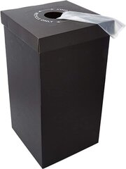  Disposable and Reusable Corrugated Cardboard Trash and Recycling Boxes