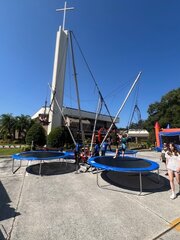 Spider Jump! Triple Station Bungee Trampoline