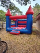 Red and Blue Bounce House