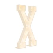 Marquee Letter X