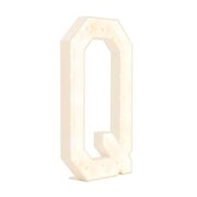 Marquee Letter Q