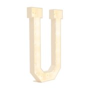 Marquee Letter U