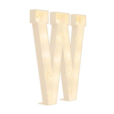 Marquee Letter W Marquee Letter W