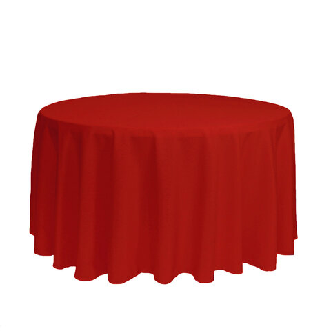 120” Round Linen - Red 120” Round Linen - Red