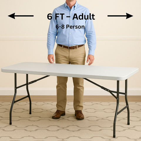 Rectangle Table 6ft (ADULT) Rectangle Table 6ft (ADULT)