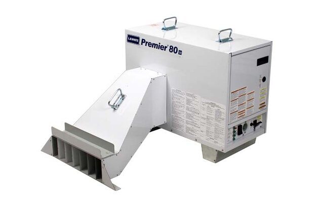 80,000 BTU LB White Premier Ductable Direct Fired Event Tent Heater 80,000 BTU LB White Premier Ductable Direct Fired Event Tent Heater