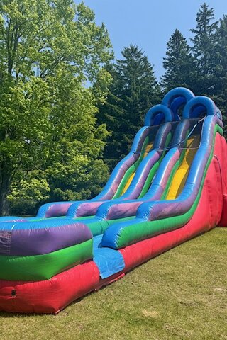 24' Retro Dual Slide 24' Retro Dual Slide