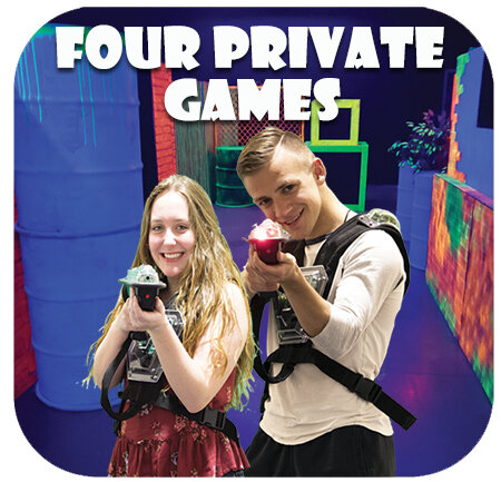 Four Private Laser Tag Games Four Private Laser Tag Games