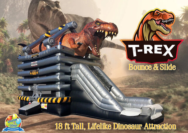 T Rex Bounce House Combo Dinosaur Bounce House