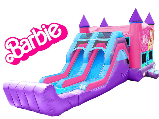 Barbie Bounce House  & Slide (Pink & Purple Unit - Dry)