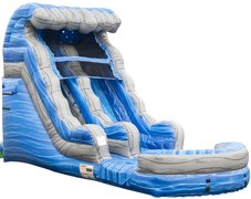 Junior Splash Water Slide - 15ft tall w/pool