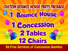 Create Your Own Bounce House Party Package Create Your Own Bounce House Party Package